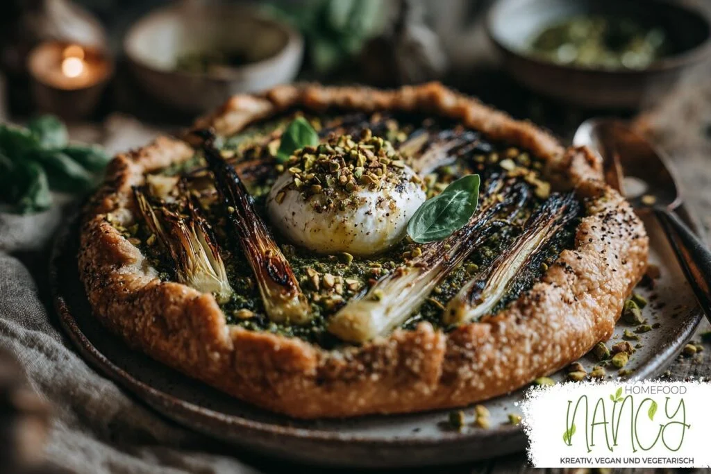 Rustikale Lauch-Torte