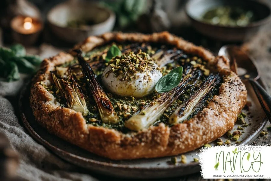Rustikale Lauch-Torte