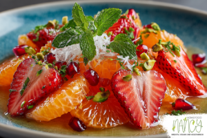 Erdbeer Orangen Salat