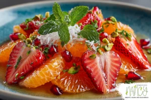 Erdbeer Orangen Salat