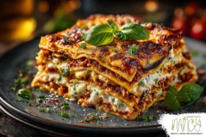Vegane Lasagne mit Auberginen