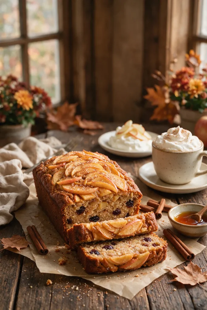Veganes Apfel-Zimt-Bananenbrot glutenfrei – Rezept